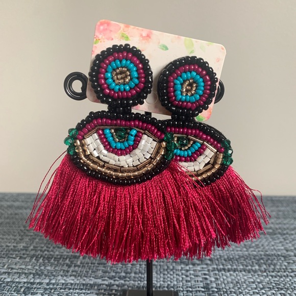 Tassel Earrings - Picture 2 of 3